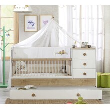 Jamie babykamer babybed ledikant meegroeibed | 4 in 1