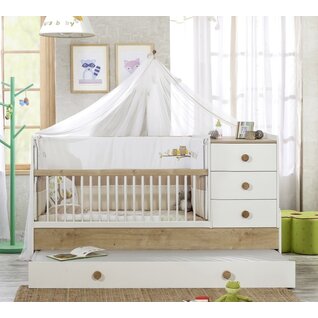 Jamie babykamer babybed ledikant meegroeibed | 4 in 1