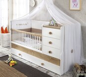 Jamie babykamer babybed ledikant meegroeibed | 4 in 1