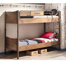 Black Pirate hoogslaper stapelbed piratenkamer 200 x 90 cm