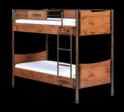 Black Pirate hoogslaper stapelbed piratenkamer 200 x 90 cm