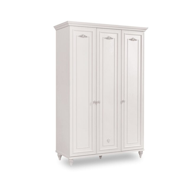 Romance 3-deurs kledingkast meisjeskamer