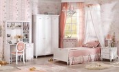 Romance twijfelaar meisjes bed 200 x 120 cm Romance twijfelaar meisjes bed 200 x 120 cm