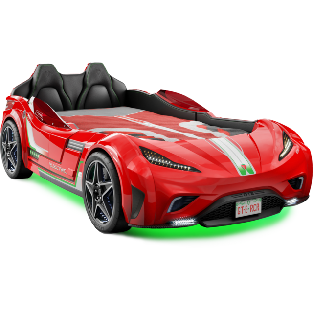 Autobed GTE Racer | rood racebed met licht en geluid Autobed GTE Racer | rood racebed met licht en geluid