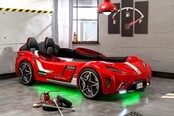 Autobed GTE Racer | rood racebed met licht en geluid Autobed GTE Racer | rood racebed met licht en geluid