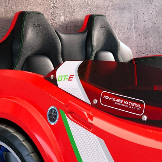 Autobed GTE Racer | rood racebed met licht en geluid Autobed GTE Racer | rood racebed met licht en geluid