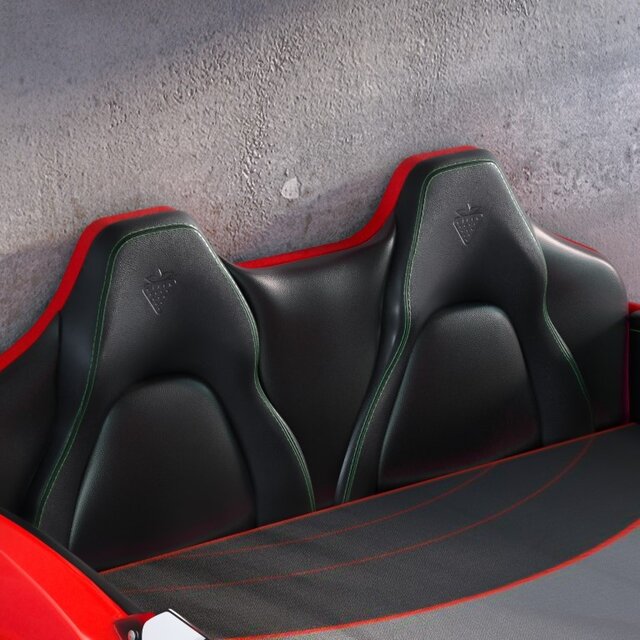 Autobed GTE Racer | rood racebed met licht en geluid Autobed GTE Racer | rood racebed met licht en geluid