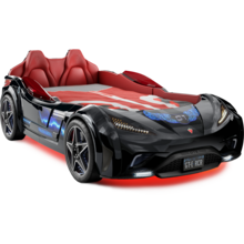 Autobed GTE Racer | zwart racebed met licht en geluid