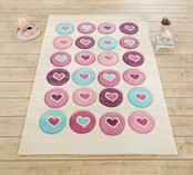 Love tapijt vloerkleed meisjeskamer prinsessenkamer