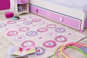Love tapijt vloerkleed meisjeskamer prinsessenkamer