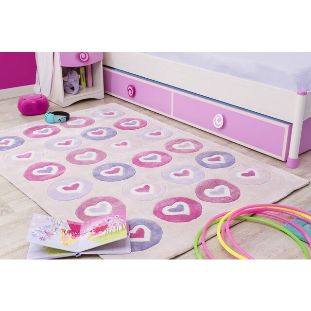 Love tapijt vloerkleed meisjeskamer prinsessenkamer
