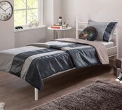 Dark Metal jongensbed tienerkamer 200 x 100 cm