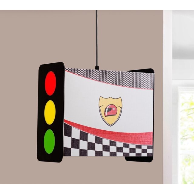 Champion Racer hanglamp stoplicht jongenskamer