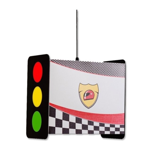 Champion Racer hanglamp stoplicht jongenskamer