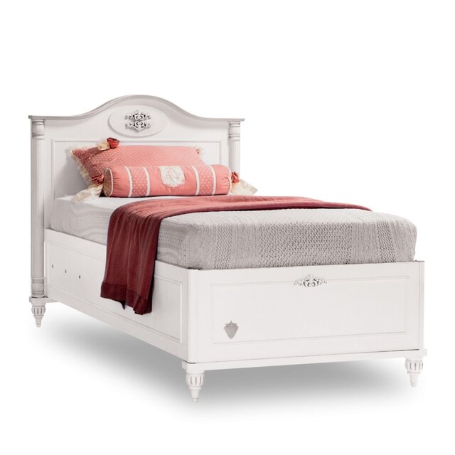 Romantic opberg kinderbed meisjeskamer 200 x 100 cm Romantic opberg kinderbed meisjeskamer 200 x 100 cm