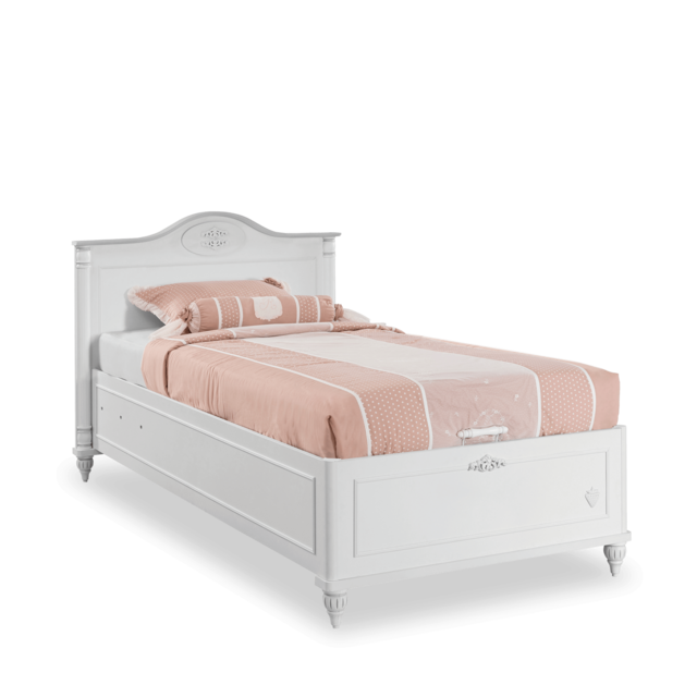 Romantic opberg kinderbed meisjeskamer 200 x 100 cm Romantic opberg kinderbed meisjeskamer 200 x 100 cm