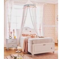 Romantic opberg kinderbed meisjeskamer 200 x 100 cm