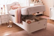 Romantic opberg kinderbed meisjeskamer 200 x 100 cm Romantic opberg kinderbed meisjeskamer 200 x 100 cm