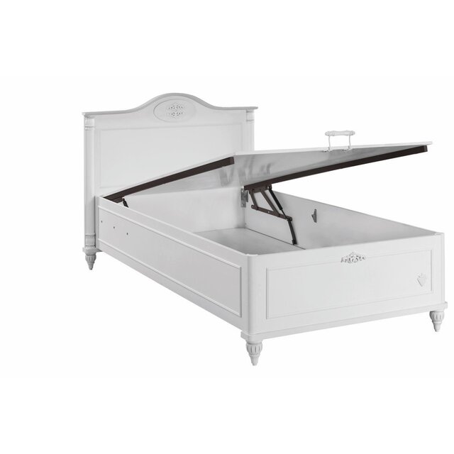 Romantic opberg kinderbed meisjeskamer 200 x 100 cm Romantic opberg kinderbed meisjeskamer 200 x 100 cm