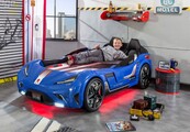 Autobed GTE Racer | blauw autobed met licht en geluid Autobed GTE Racer | blauw autobed met licht en geluid