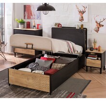 New York boxspring tienerbed opbergbed tienerkamer 200 x 100