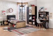 New York boekenkast kast tienerkamer groot New York boekenkast kast tienerkamer groot