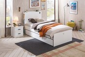 California bedlade tienerkamer wit