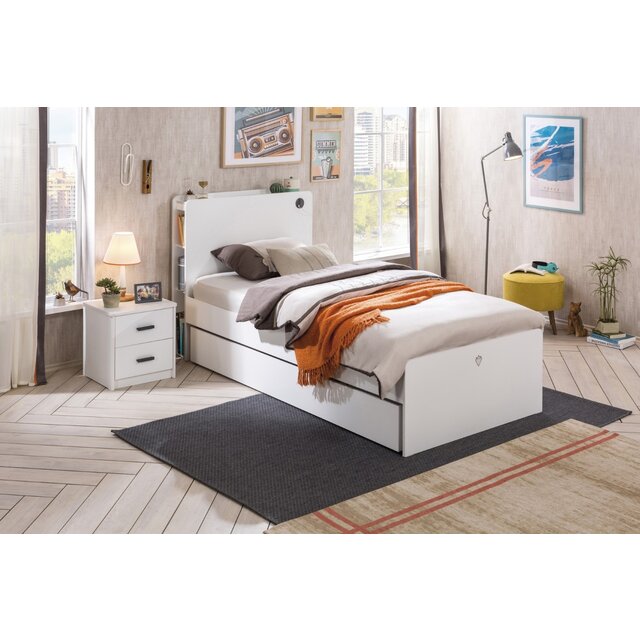 California bedlade tienerkamer wit