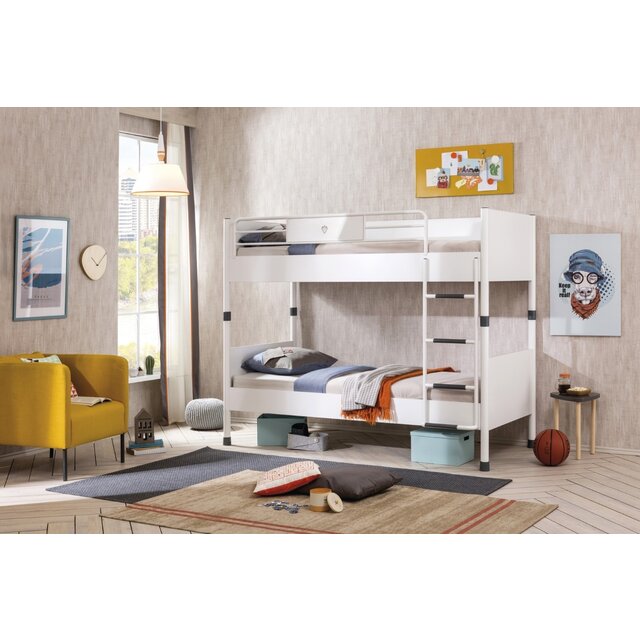 California bedlade tienerkamer wit