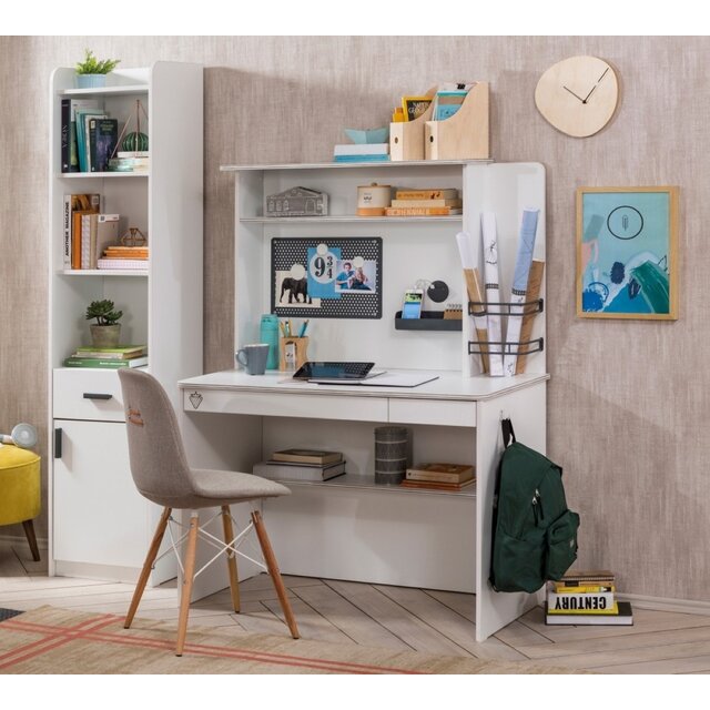 California bureau wit tienerkamer compleet