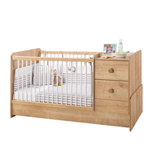 Stockholm babybed ledikant meegroeibed houtlook