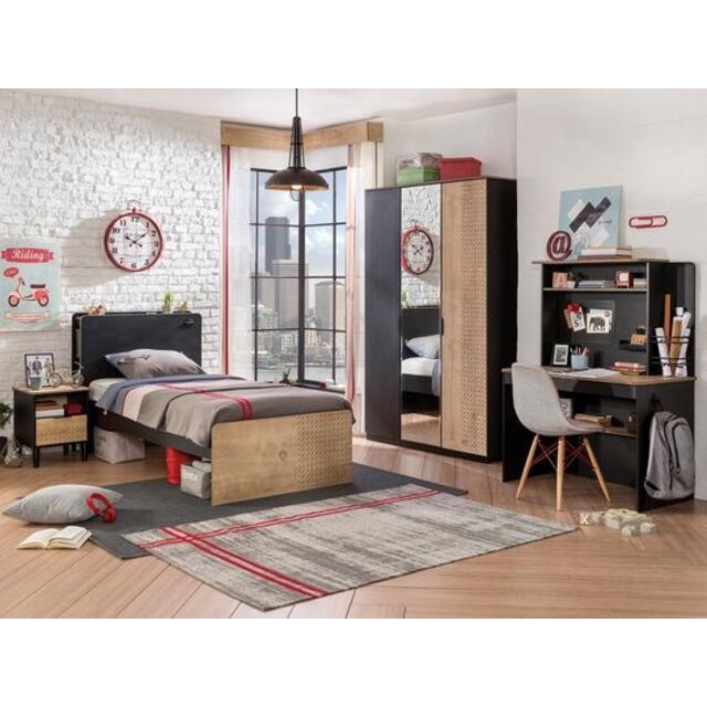 New York setprijs tienerkamer | 3-delige set 200x100 New York setprijs tienerkamer | 3-delige set 200x100