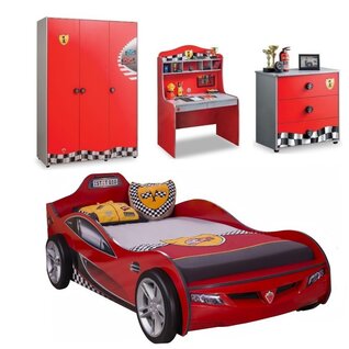 Race Cup setprijs autokamer Rood | 4-delige set