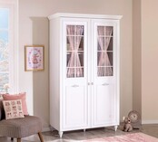 Romance 2 deurs kledingkast met ramen meisjeskamer