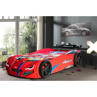 Autobed racebed BLX Rood met licht