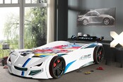 Autobed racebed BLX Wit met licht Autobed racebed BLX Wit met licht