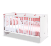 Romantic ledikant babybed met GRATIS bedlade OP = OP
