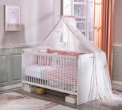 Romantic ledikant babybed met GRATIS bedlade OP = OP