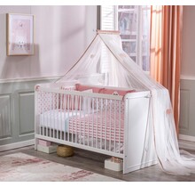 Romantic ledikant babybed met GRATIS bedlade OP = OP