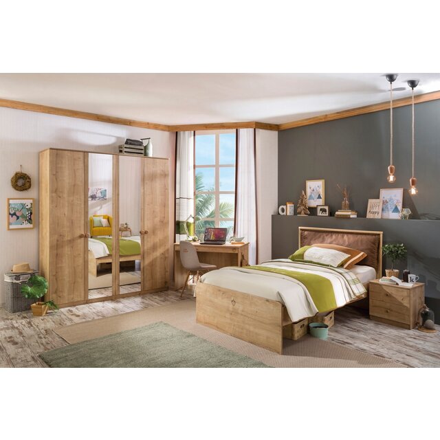 Stockholm stapelbed tienerkamer 200x90 - 200x120 cm