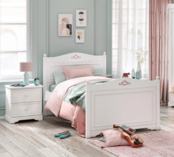 Rustic meisjesbed meisjeskamer 200 x 100 cm