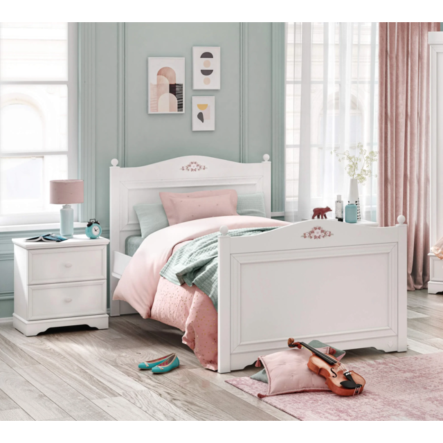 Rustic meisjesbed meisjeskamer 200 x 100 cm