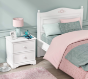 Rustic meisjesbed twijfelaar meisjeskamer 200 x 120 cm