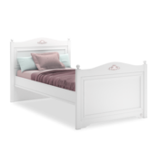 Rustic hemelbed twijfelaar meisjesbed meisjeskamer 200 x 120 cm