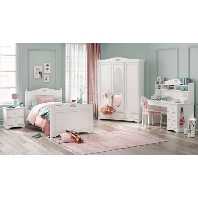 Rustic hemelbed twijfelaar meisjesbed meisjeskamer 200 x 120 cm