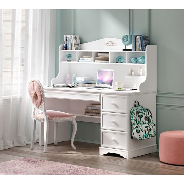 Rustic bureau wit compleet meisjeskamer