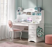 Rustic bureau bovendeel meisjeskamer