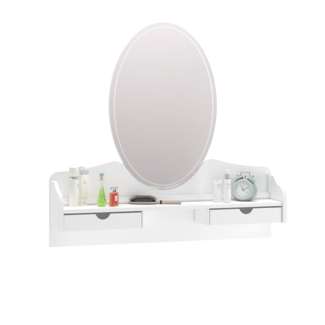 Rustic commode ladekast wit meisjeskamer