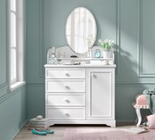 Rustic commode ladekast wit compleet meisjeskamer Rustic commode ladekast wit compleet meisjeskamer