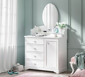 Rustic commode ladekast wit compleet meisjeskamer Rustic commode ladekast wit compleet meisjeskamer